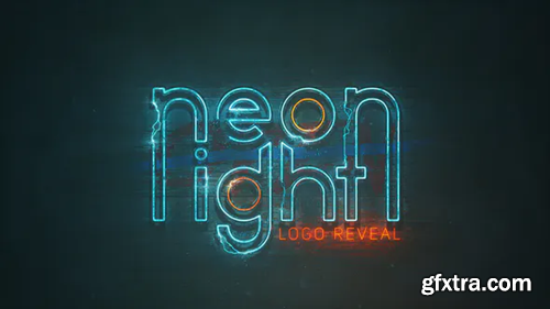 Videohive Grunge Neon Logo 25272519
