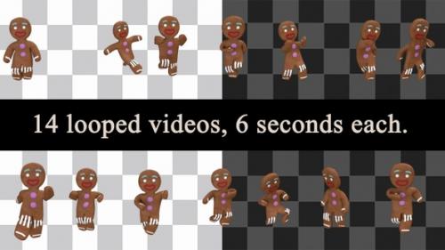 Videohive - Cookie Looped Movement Pack - 34453850