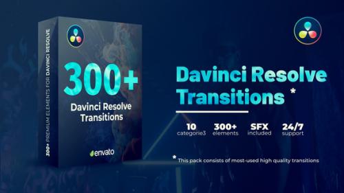 Videohive - Transitions Library for DaVinci Resolve - 34325208