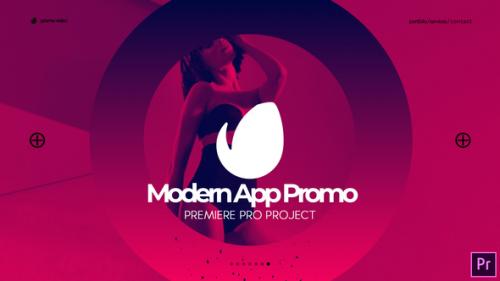 Videohive - Modern App Promo - Clean App Promo Video 3D Mockup Premiere Pro - 34448561