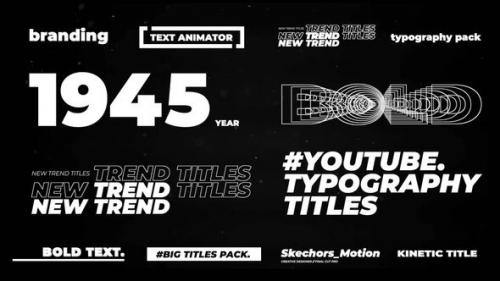 Videohive - Modern Typography Titles | FCPX - 34466150