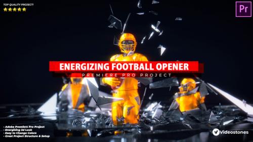 Videohive - Energizing Football Opener - American Football Intro Premiere Pro - 34483078