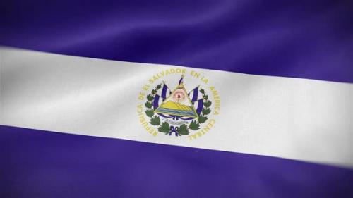 Videohive - El Salvador Flag - 33225806