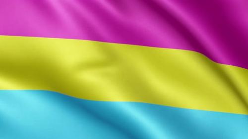 Videohive - Flag of Pansexuality Pride | UHD | 60fps - 34485461