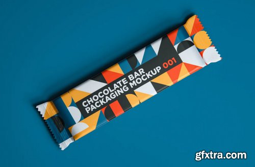 Chocolate Bar Packaging Mockup 001