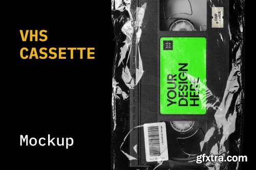 CreativeMarket - VHS Cassette Mockup 3980345
