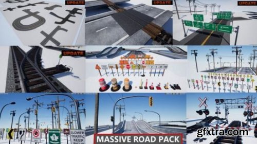 Unreal Engine - Massive Roads Pack