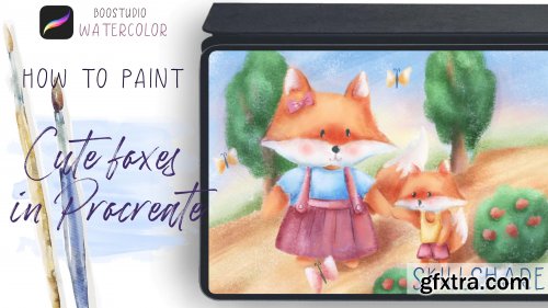 Children\'s Book Illustration - Create a Cute Fox Character in Procreate
