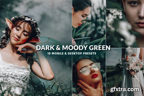 Dark & Moody Green Professional Lightroom Presets