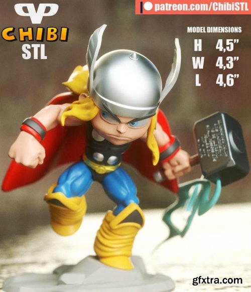 Thor Chibi – 3D Print Model