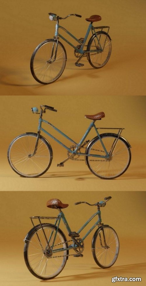 Old blue bike