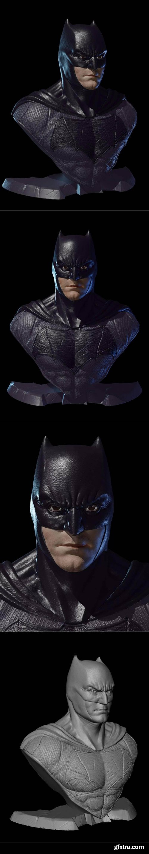 Batman Bust Justice League – 3D Print Model