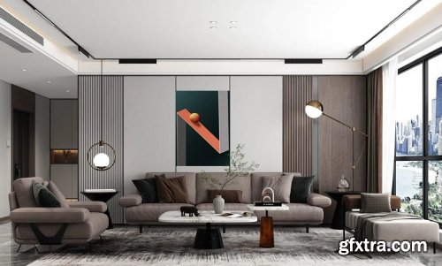 Interior Living Room 02 by Huy Hieu Lee