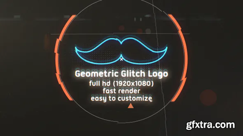 Videohive Geometric Glitch Intro 14421605