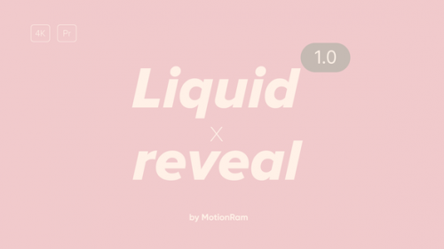 Videohive - Liquid Logo Reveal - Premiere Pro - 34485637