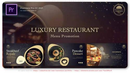 Videohive - Luxury Restaurant Menu - 34511352
