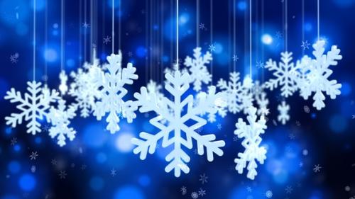 Videohive - Christmas Snowflakes Background - 34510668
