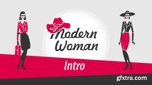 Videohive Modern Woman Intro 16693821