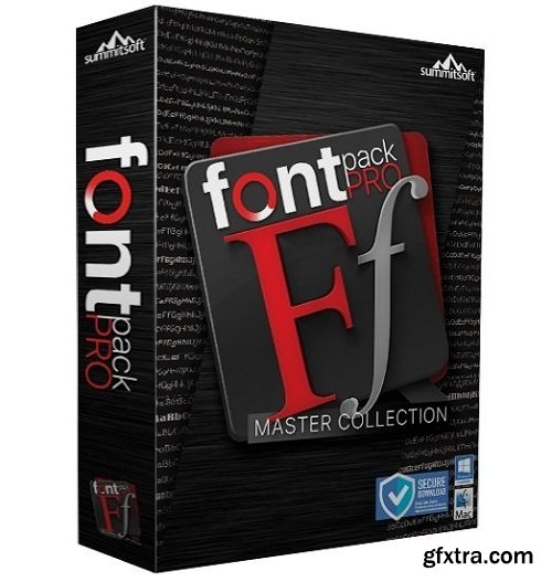 Summitsoft FontPack Pro Master Collection 2021