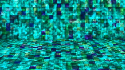 Videohive - Broadcast Hi-Tech Glittering Abstract Patterns Wall Stage 126 - 34519487