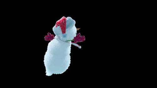 Videohive - 54 Snowman Dancing HD - 34521500