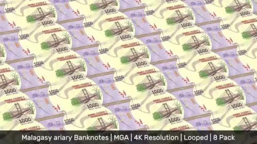 Videohive - Madagascar Banknotes Money / Malagasy ariary / Currency Ar / MGA/ | 8 Pack | - 4K - 34521980