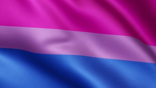 Videohive - Flag of Bisexual Pride | UHD | 60fps - 34504597