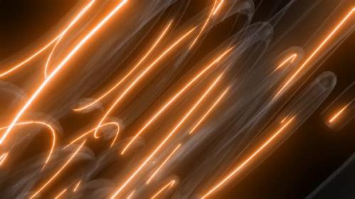 Videohive - 4k Colored Neon Glass Tubes Loop Pack - 34504958