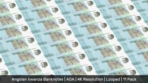 Videohive - Angola Banknotes Money / Angolan kwanza / Currency Kz / AOA/ | 11 Pack | - 4K - 34521979