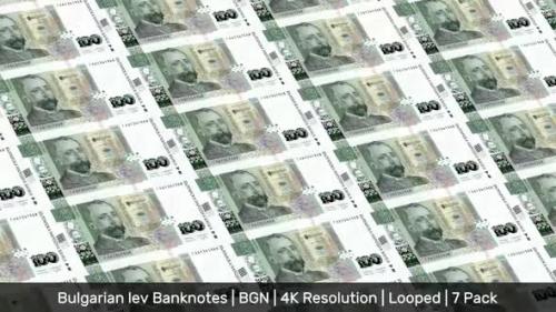 Videohive - Bulgaria Banknotes Money / Bulgarian lev / Currency лв. / BGN/ | 7 Pack | - 4K - 34521997