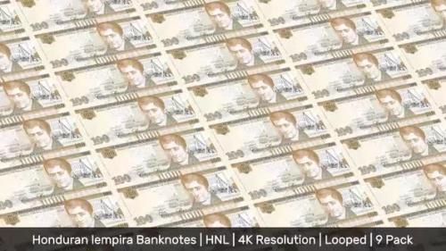 Videohive - Honduras Banknotes Money / Honduran lempira / Currency L / HNL/ | 9 Pack | - 4K - 34522002