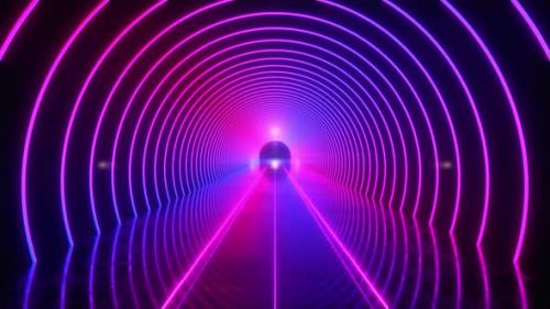 Videohive - Neon Tunnel - 34524849
