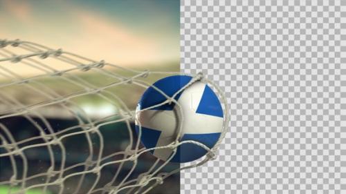 Videohive - Soccer Ball Scoring Goal Day - Scotland - 34527281