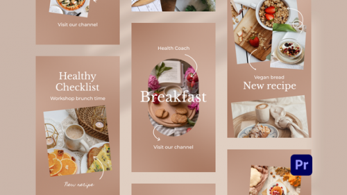 Videohive - Food Blogger Instagram Stories for Premiere Pro - 34547523