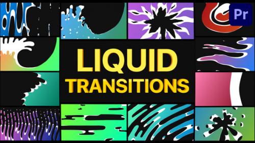 Videohive - Fresh Liquid Transitions | Premiere Pro MOGRT - 34520036
