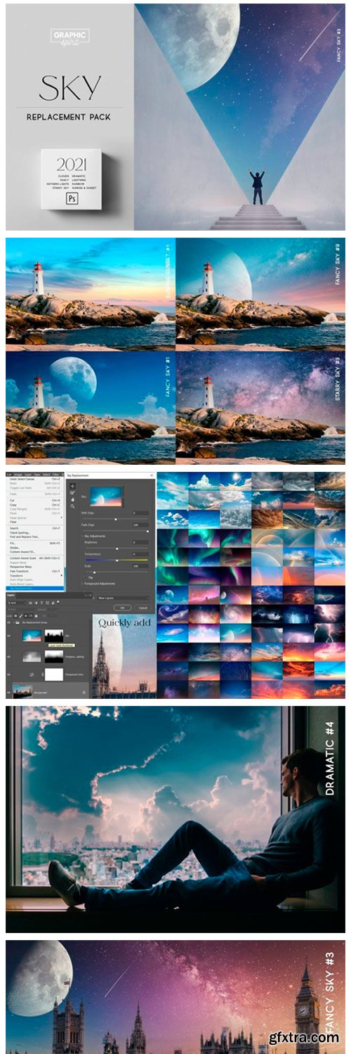 Sky Replacement Pack 2021 Photoshop 19090667