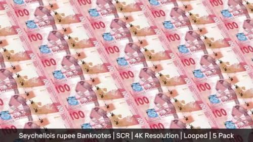 Videohive - Seychelles Banknotes Money / Seychellois rupee / Currency ₨ / SCR/ | 5 Pack | - 4K - 34536479