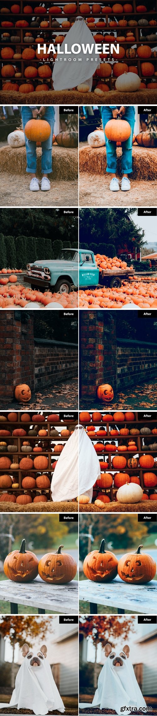 Halloween Lightroom Preset Pack | Mobile and Pc