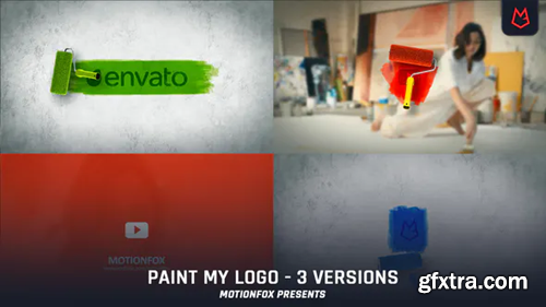 Videohive Paint Brush Logo Reveal 24835139