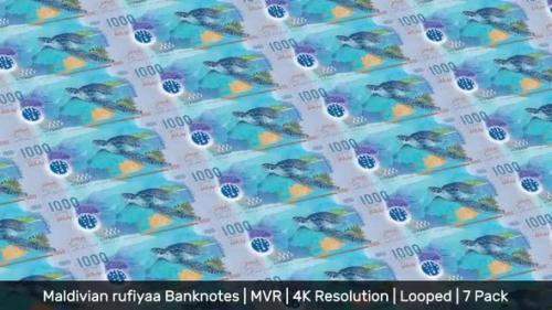 Videohive - Maldives Banknotes Money / Maldivian rufiyaa / Currency .ރ / MVR/ | 7 Pack | - 4K - 34535998