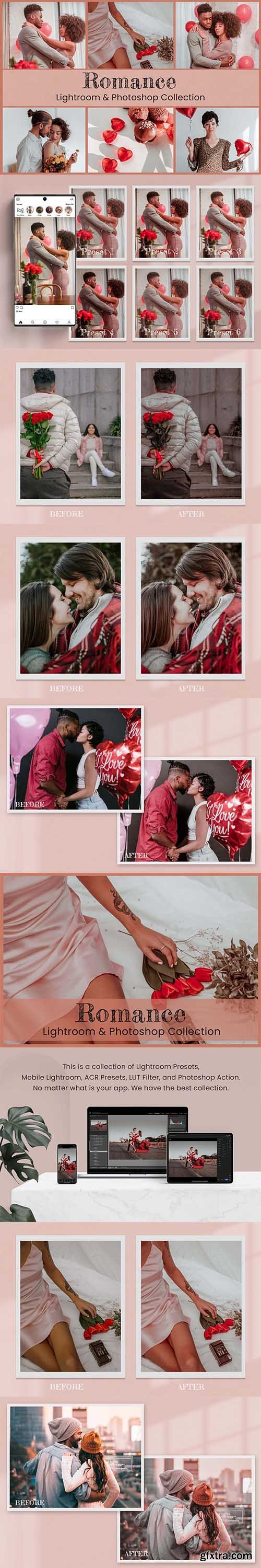 CreativeMarket - Romance Lightroom Photoshop LUTs 6635279