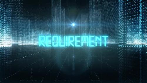 Videohive - Skyscrapers Digital City Tech Word Requirment - 34612570