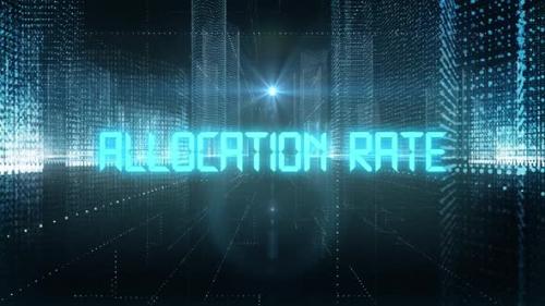 Videohive - Skyscrapers Digital City Tech Word Allocation Rate - 34612575