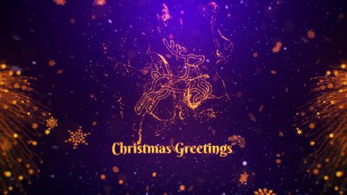 Videohive - Christmas Greetings Mogrt - 34556878