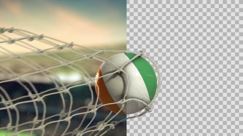 Videohive - Soccer Ball Scoring Goal Day - Ivory Coast - 34614738