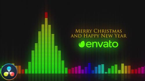 Videohive - Audio Meter Christmas Wishes - DaVinci Resolve - 34641201