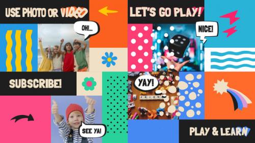 Videohive - Kids Slideshow || FCPX - 34679223
