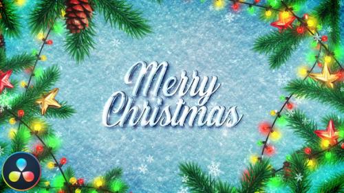 Videohive - Christmas Greetings - DaVinci Resolve - 34644047