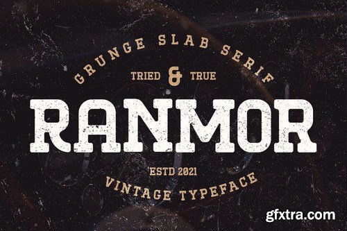 Ranmor - Vintage Slab Font