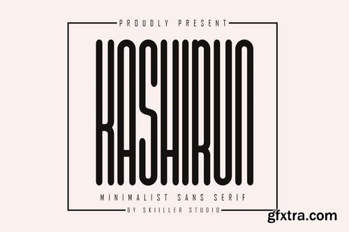 Kashirun - Minimalist Sans Serif